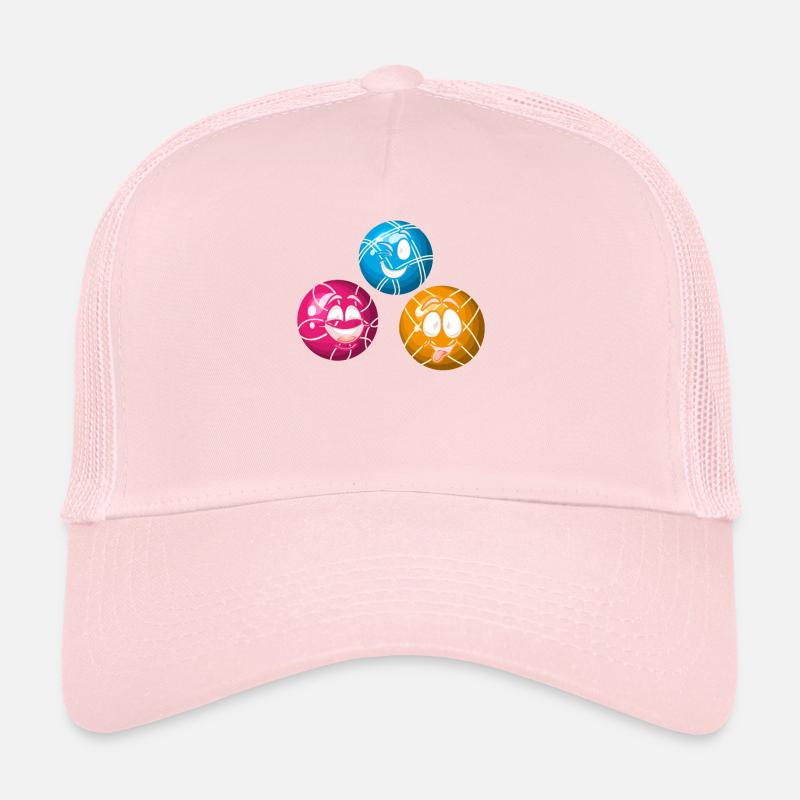 Bocce Ball Player Funny Bocce Balls Funny Boccia B Trucker Cap