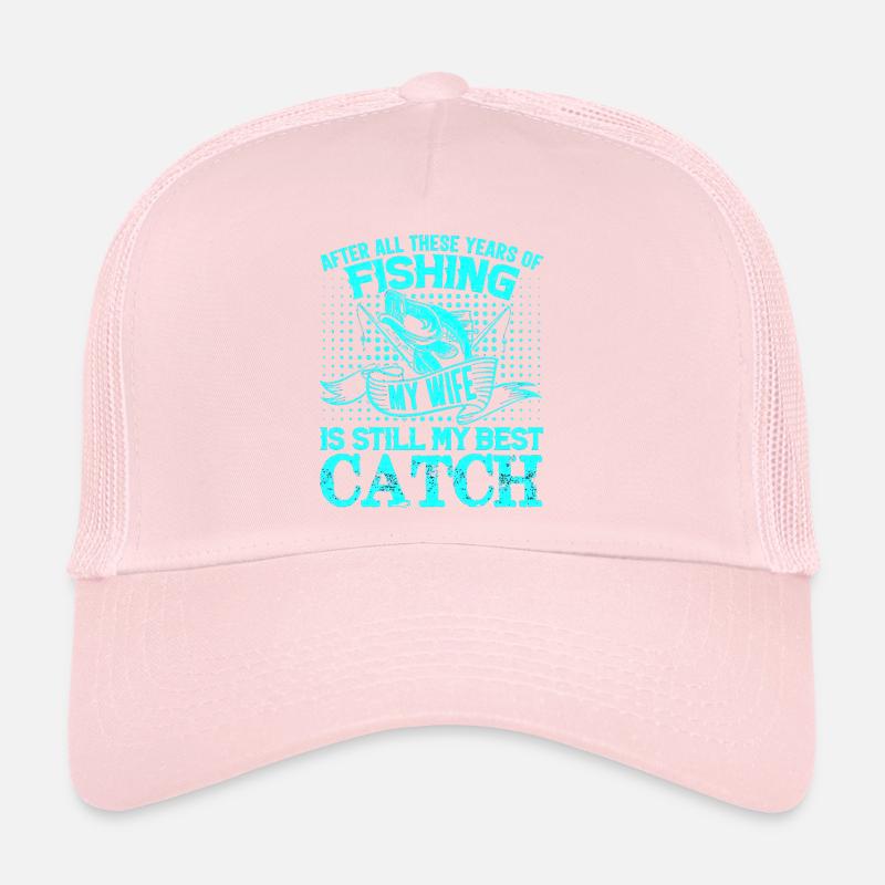 poisson, poisson, pêche, lac, mer, pêche, faune, exotique Casquette trucker 