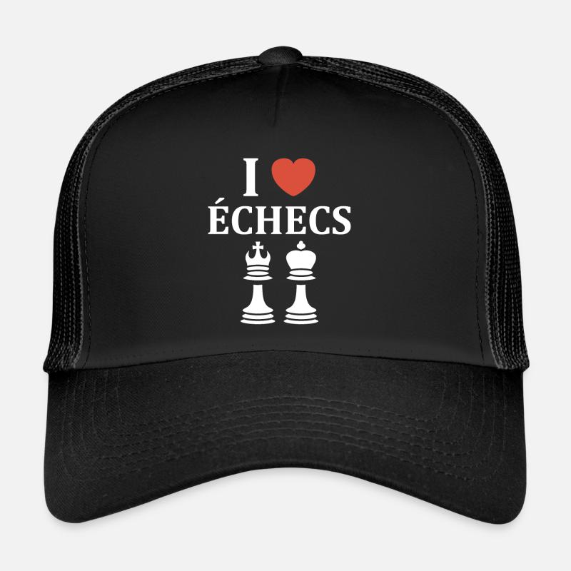 Humour échecs Casquette trucker 