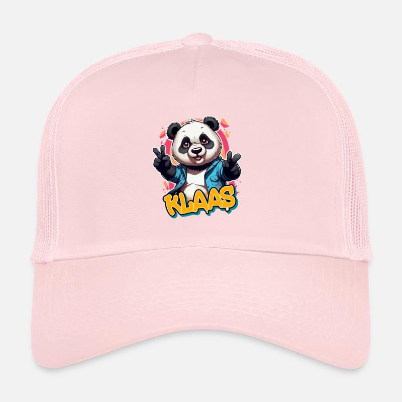 KLAAS - Beau prénom de garçon avec un panda cool Casquette trucker 