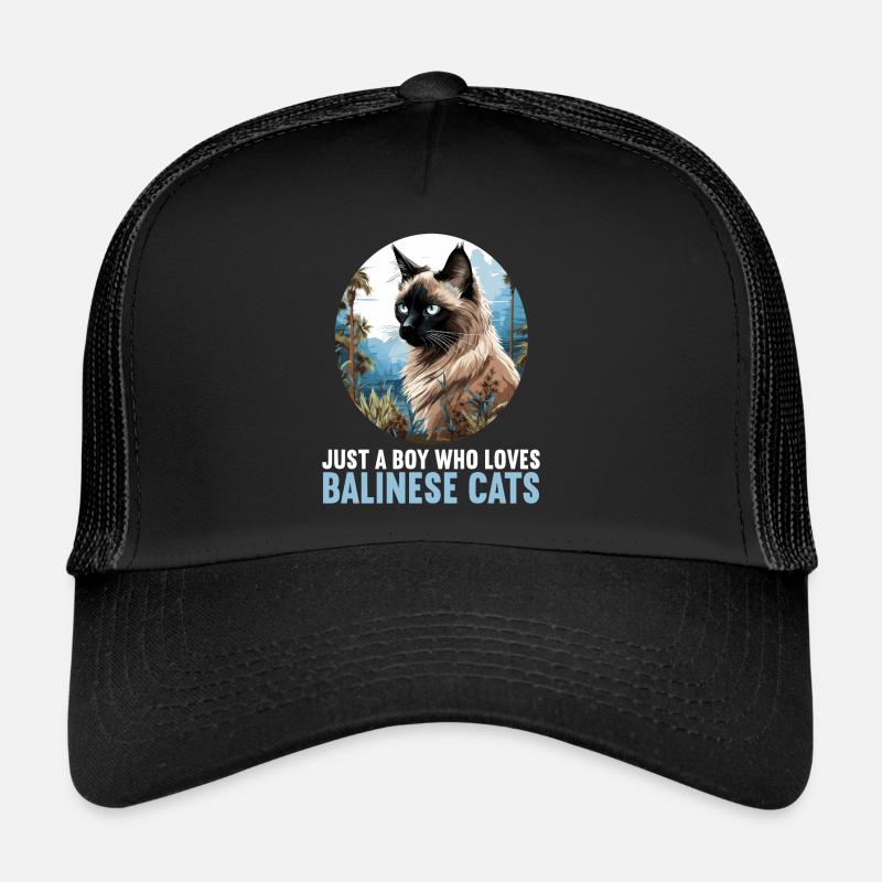 Balinese Cat Balinesenkatze Trucker Cap