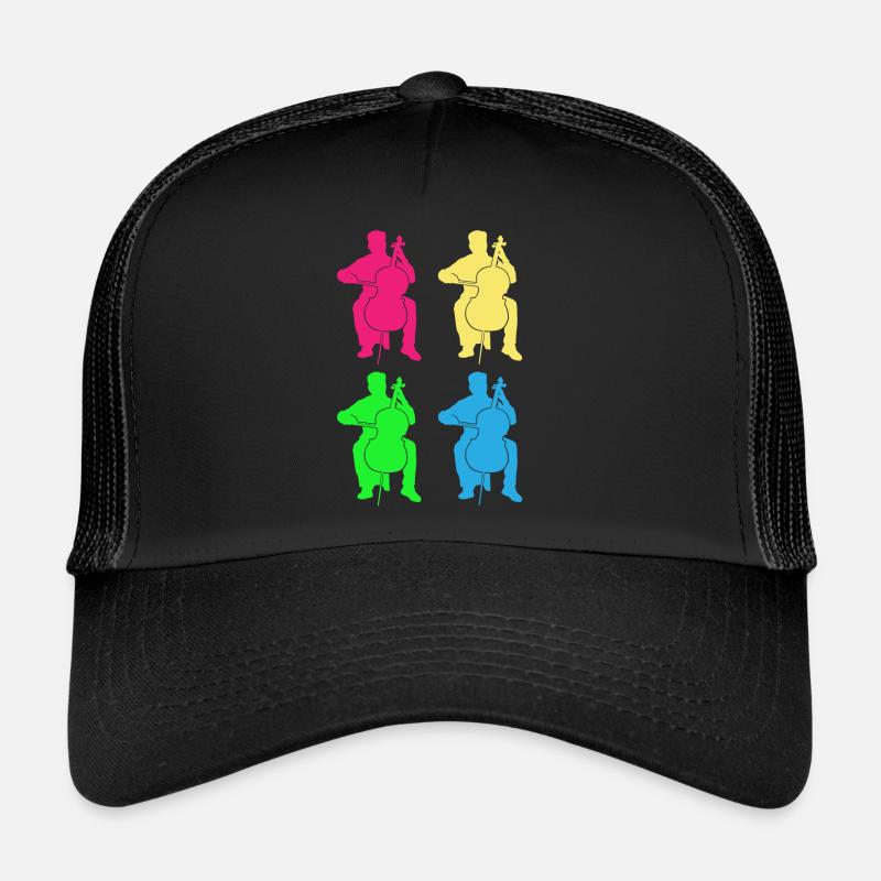 Bassistes Coloré Ensemble Son Casquette trucker 