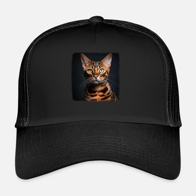 Chat du Bengale Bengalkatze Casquette trucker 