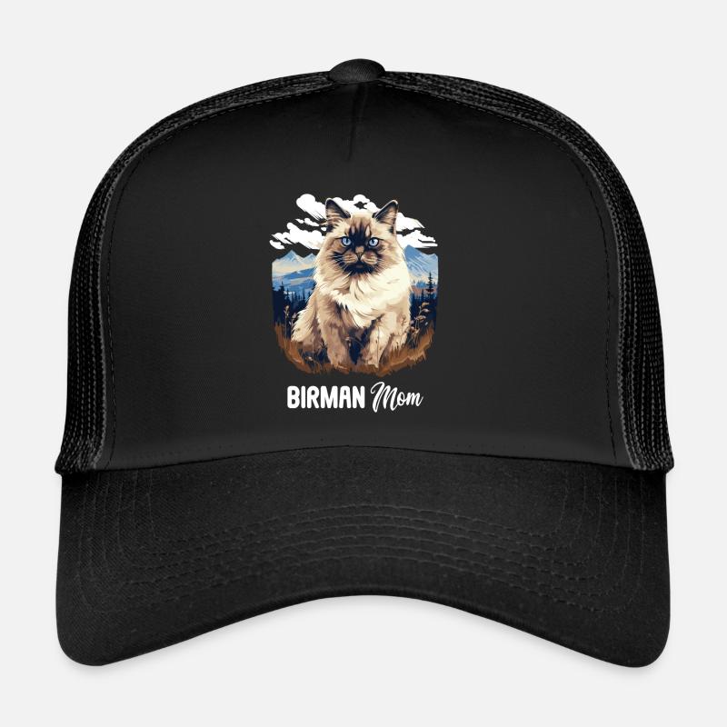 Birman Cat Birma Katze Trucker Cap