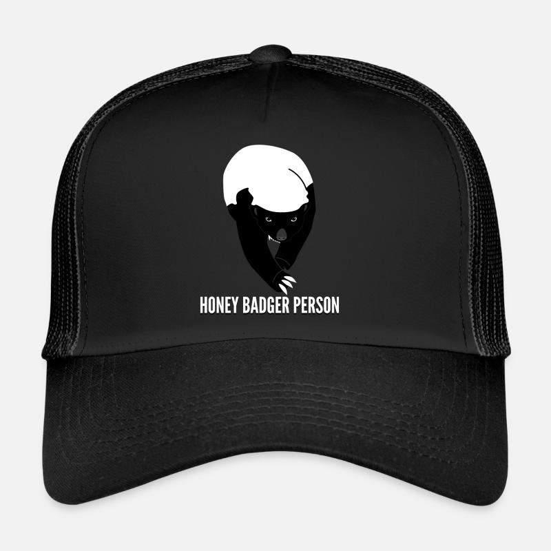Honey Badgers Grumpy Honey Badger - Trucker Cap - black/black