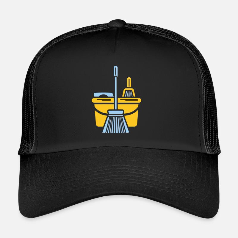 Humou ménage - Casquette trucker  - noir/noir