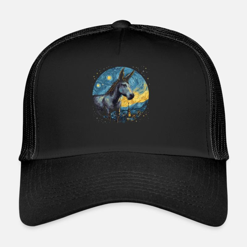 Âne ciel étoilé Casquette trucker 
