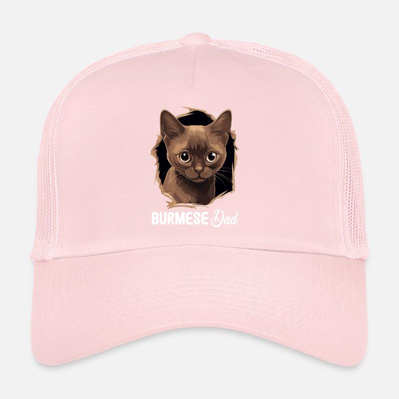 Chat birman Birmanie Katze Casquette trucker 