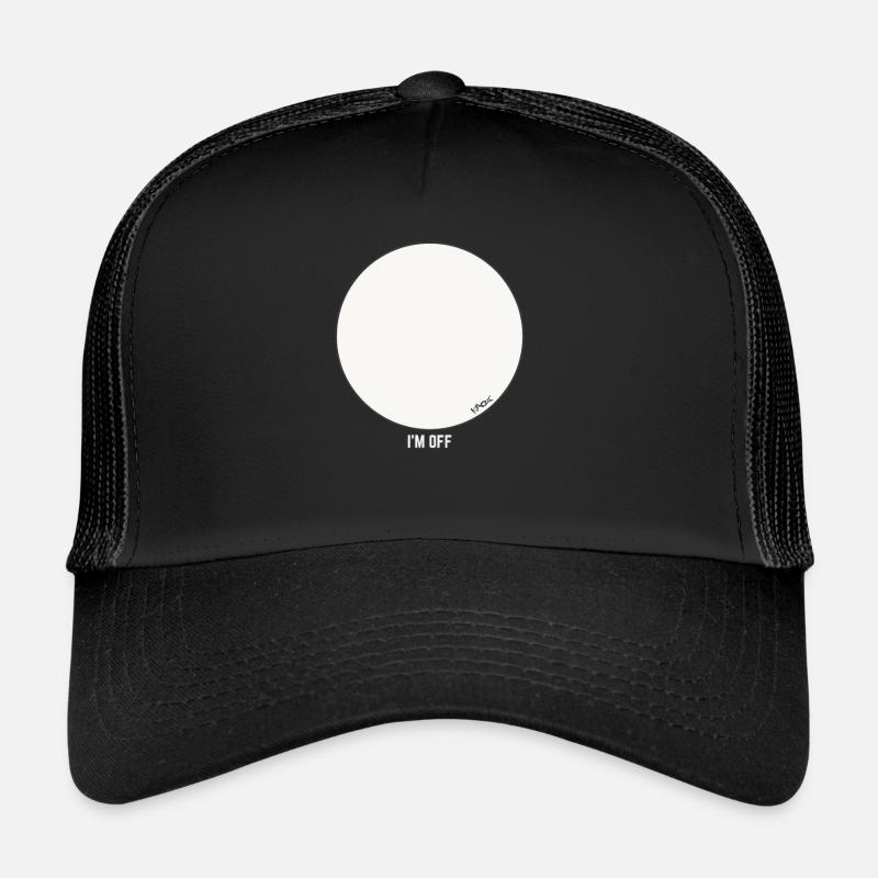 Blank Circle Design - I'm Out Trucker Cap