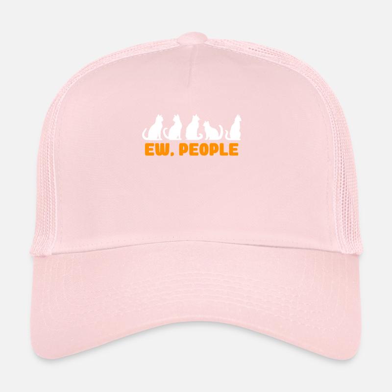 Ew Gens Chat Drôle Vintage Antisocial Casquette trucker 
