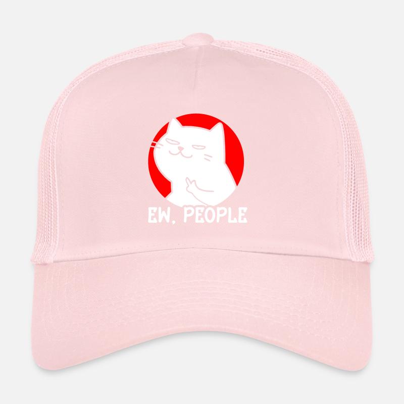 Ew Gens Chat Drôle Vintage Antisocial Casquette trucker 