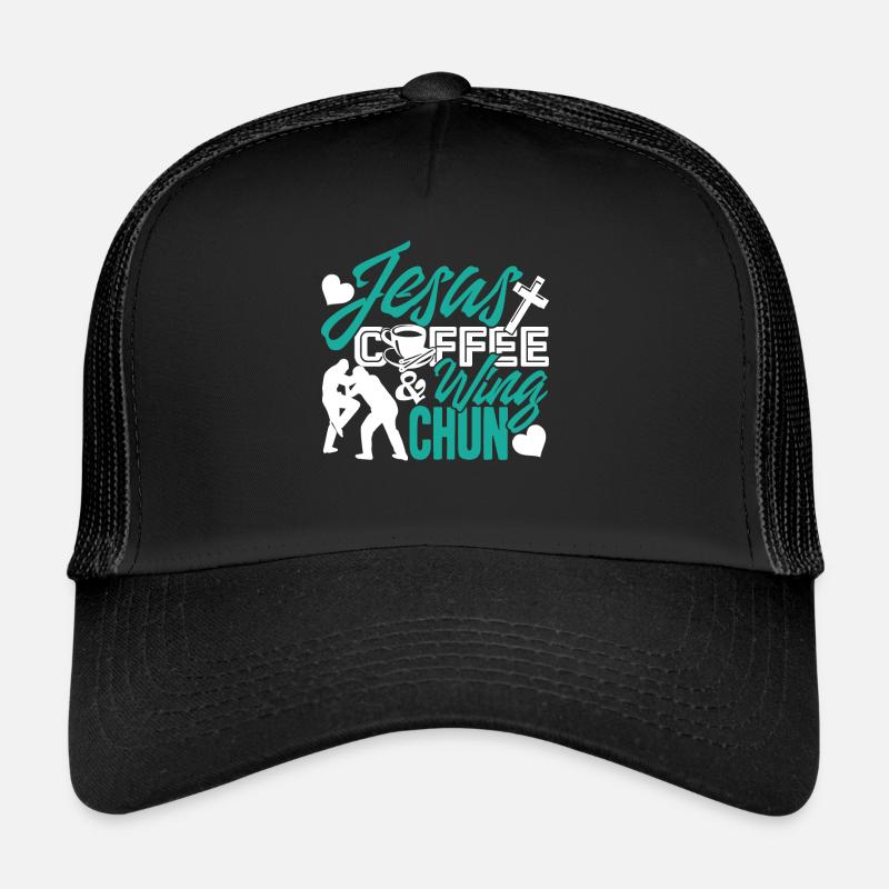 Wing Chun Jesus Coffee Wing Chun Trucker Cap