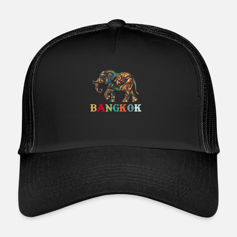 Éléphant Thaïlande Casquette trucker 
