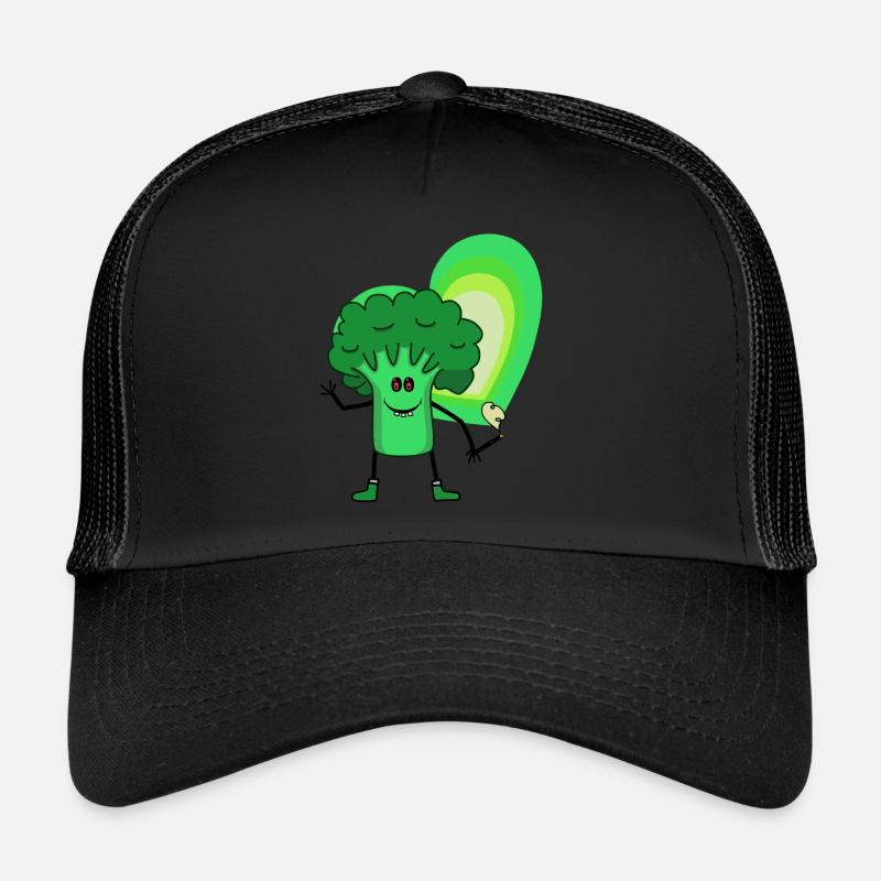 Broccoli Drugs Pot Stoner Intoxication Ecstasy Trucker Cap