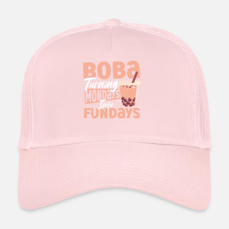 Chai Tee Schwarzer Tee Eistee Boba Tee Trucker Cap