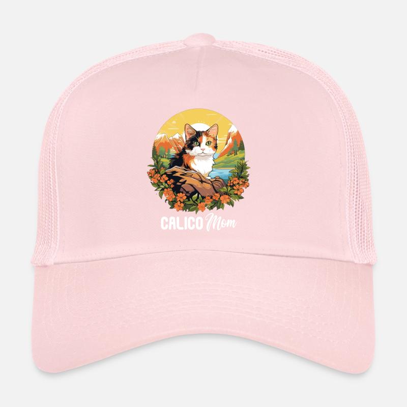 Chat calicot Chat porte-bonheur Casquette trucker 