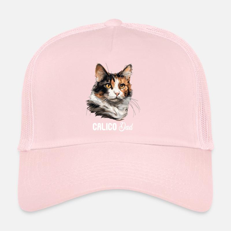 Chat calicot Chat porte-bonheur Casquette trucker 