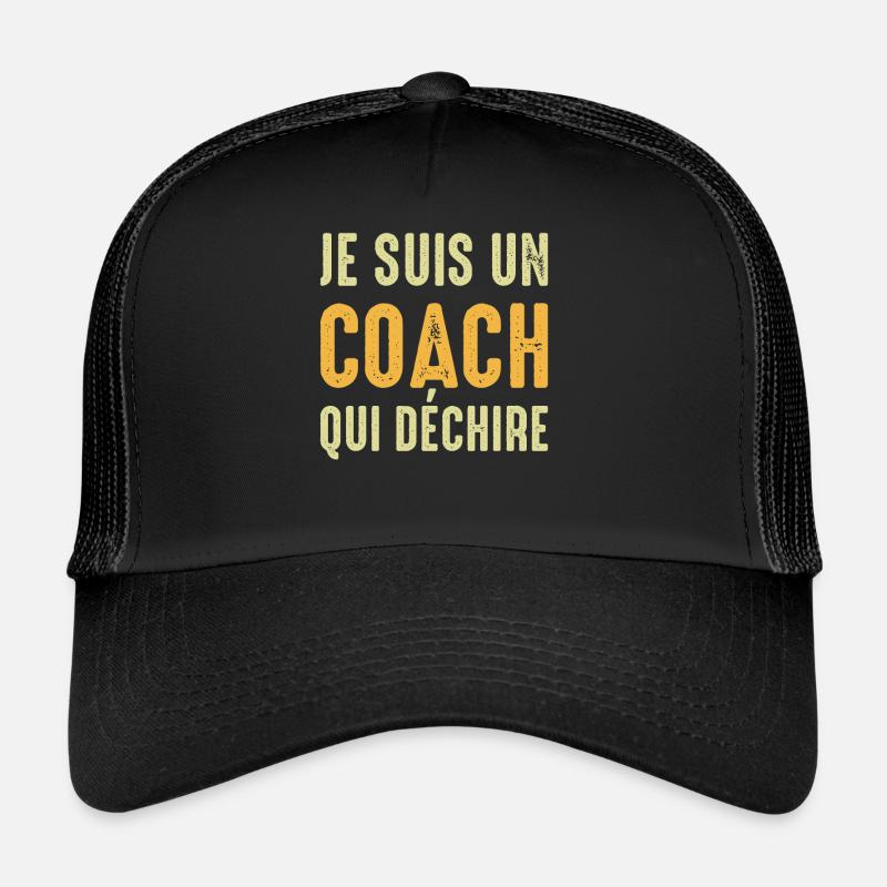I'm a coach who rocks coach coach Trucker Cap