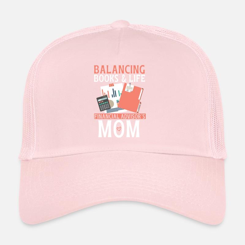 Maman d’un conseiller financier Gestion de l’argent Casquette trucker 