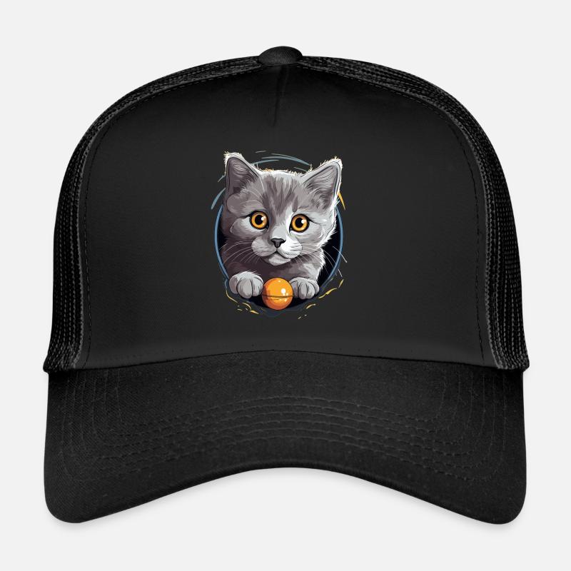 Chat Chartreux Chat Chartreux Casquette trucker 