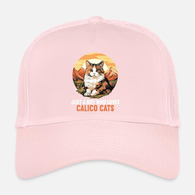 Chat calicot Chat porte-bonheur Casquette trucker 