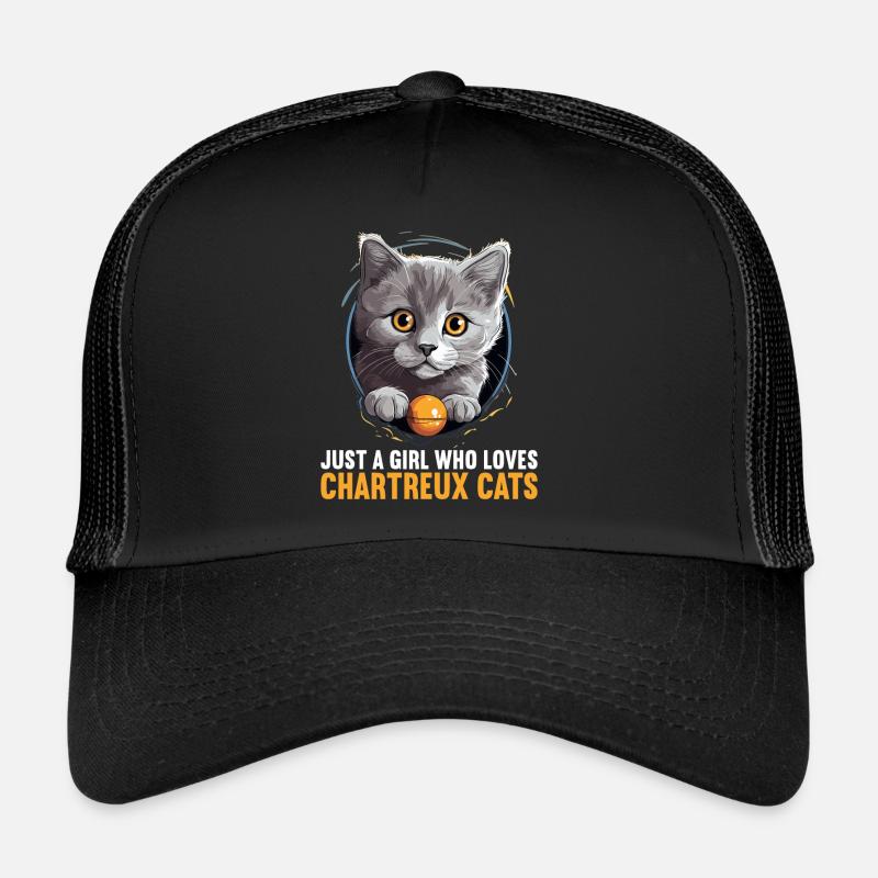 Chat Chartreux Chat Chartreux Casquette trucker 