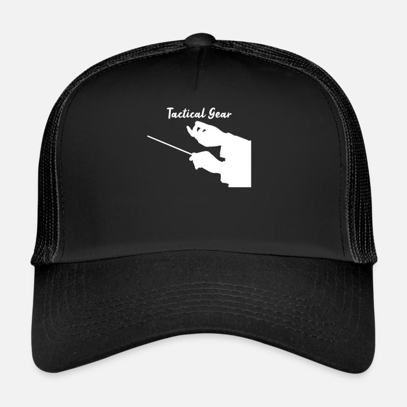 Conductor Orchestra Music Conducting - Trucker Cap - Schwarz/Schwarz