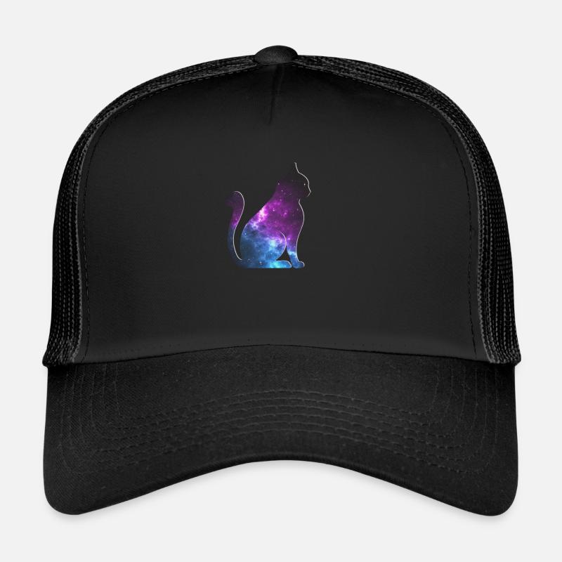 Chat Galaxy Space Casquette trucker 