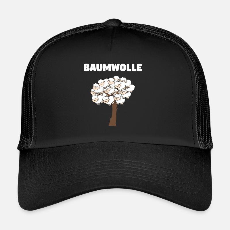 Baumwolle - Schafdesign Trucker Cap