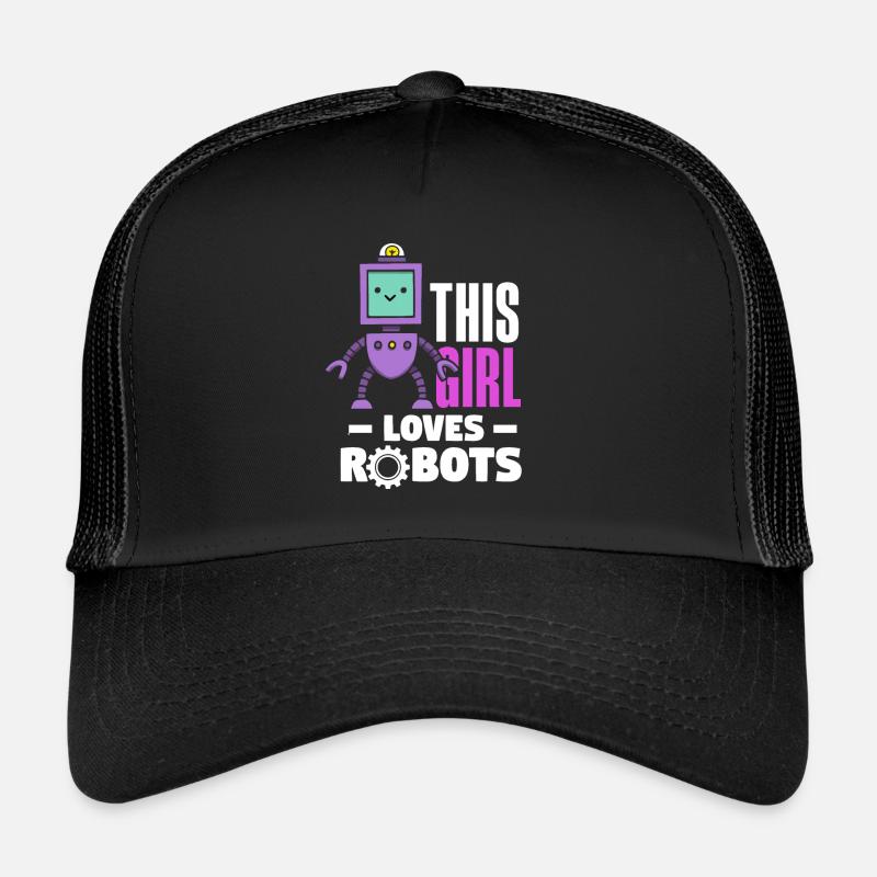 Robotics Robot Programmer Trucker Cap