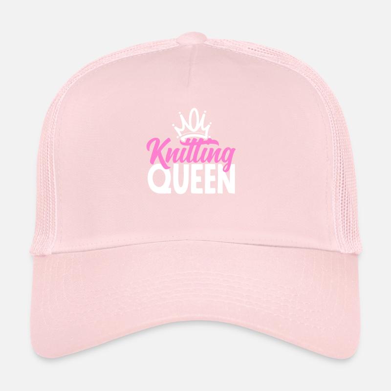 Funny Knitting Knitting Needle Gift Trucker Cap