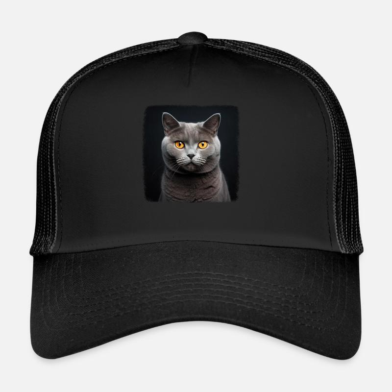 Chartreux Cat Carthusian Cat Trucker Cap