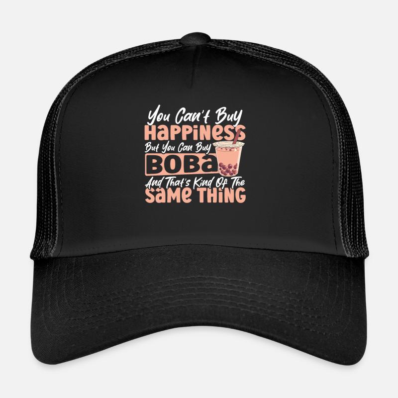 Thé Oolong Thé Latte Boba Thé Casquette trucker 