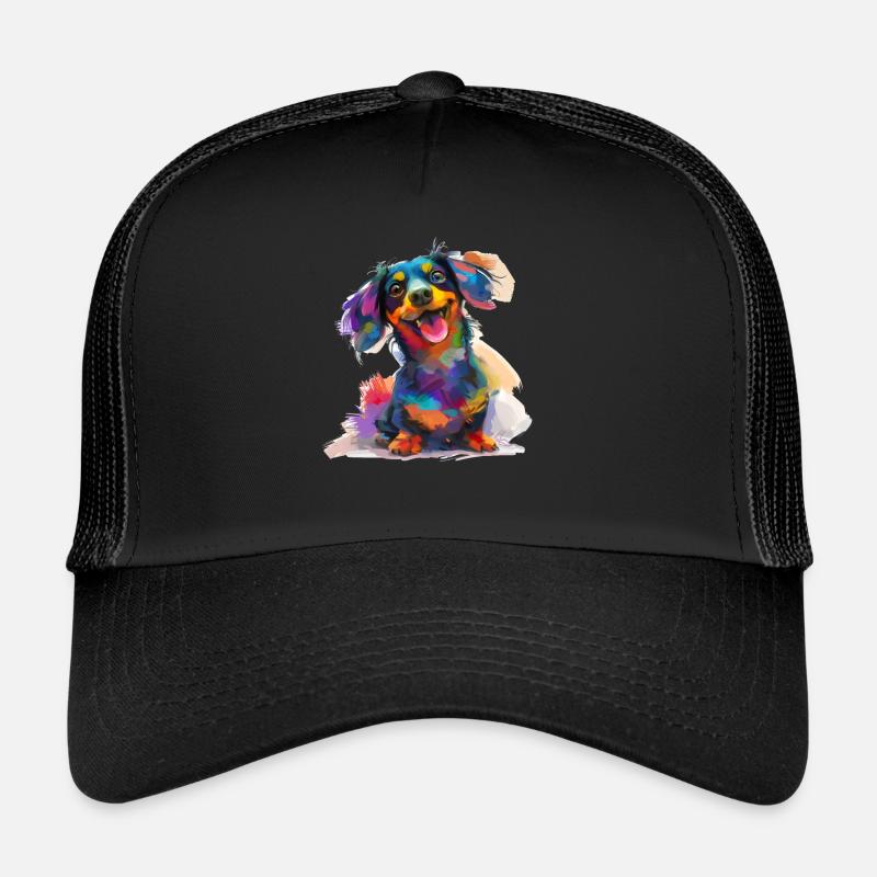 Teckel Propriétaire de chien T Teckle Anatomie Casquette trucker 