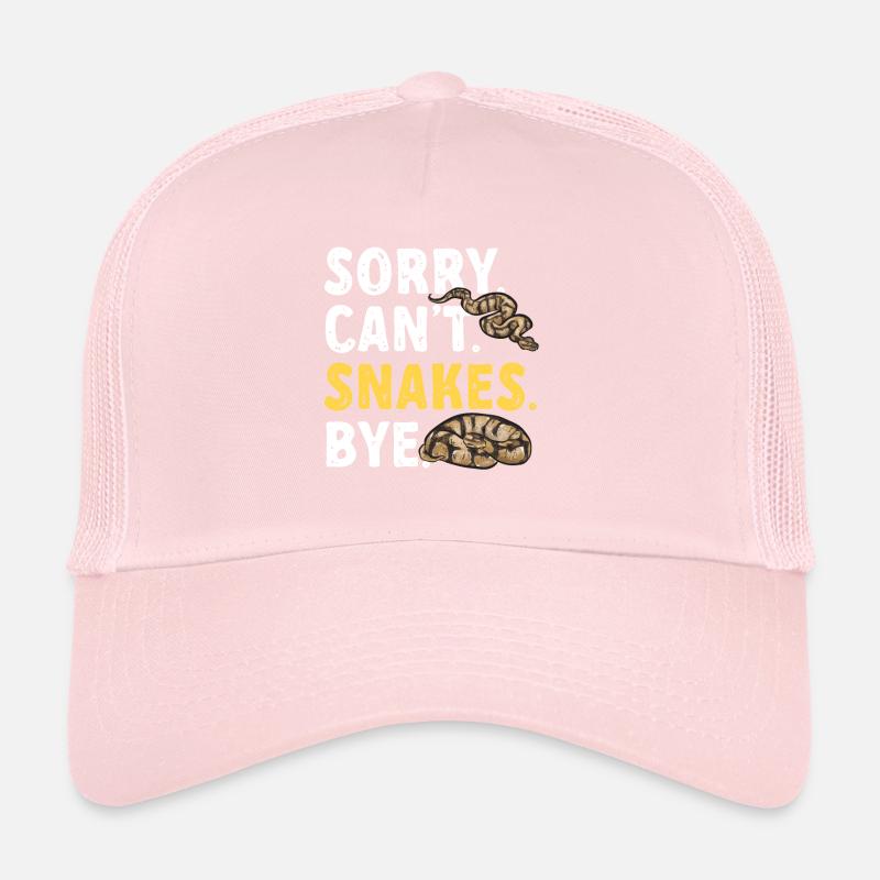 Ball Python Snake King Python Casquette trucker 