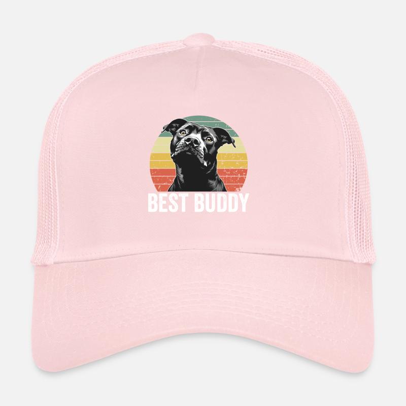 Best Buddy Pitbull - Dog Design Trucker Cap