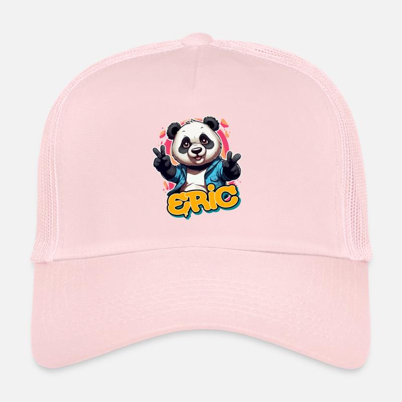 ERIC - Beau nom de garçon avec Cool Panda Casquette trucker 