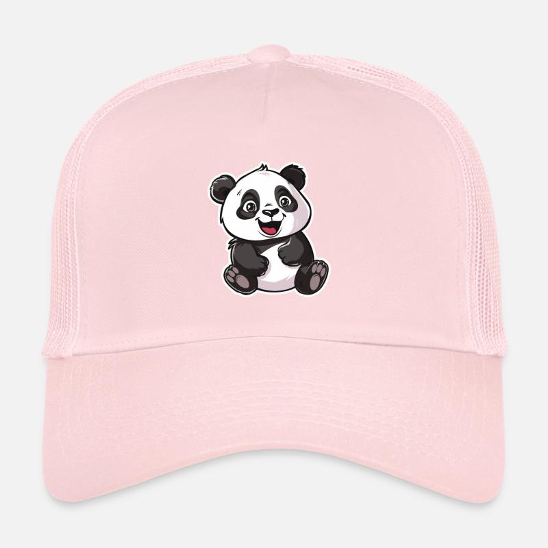 Exubérant Panda Buddy Sticker Casquette trucker 
