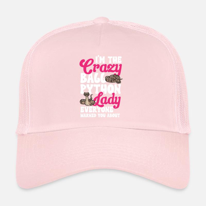 Ball Python Snake King Python Casquette trucker 