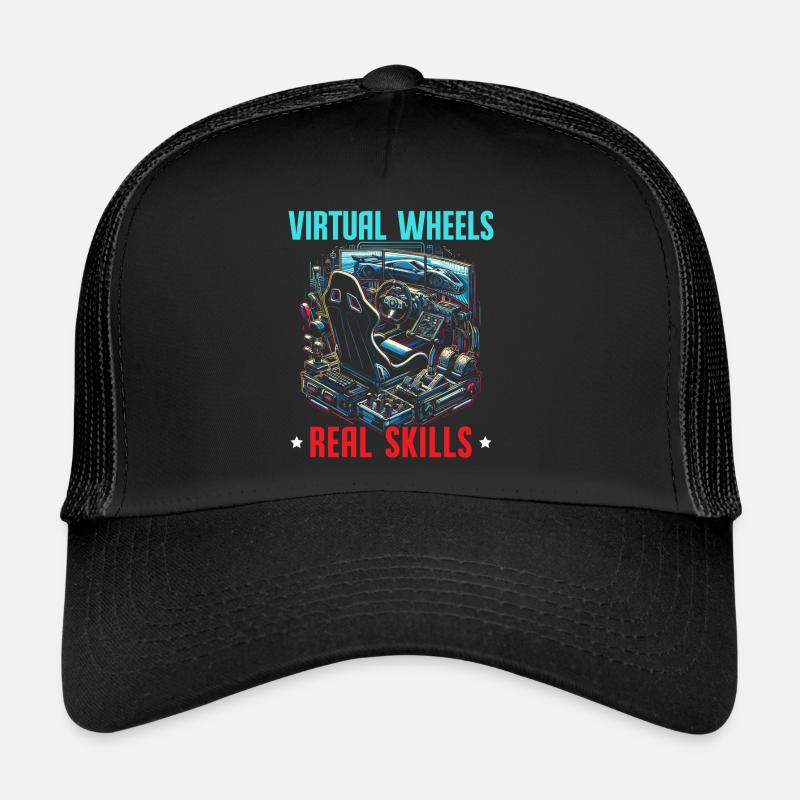 Sim Racing Sirm Racer Racing Simulation Simracing Casquette trucker 