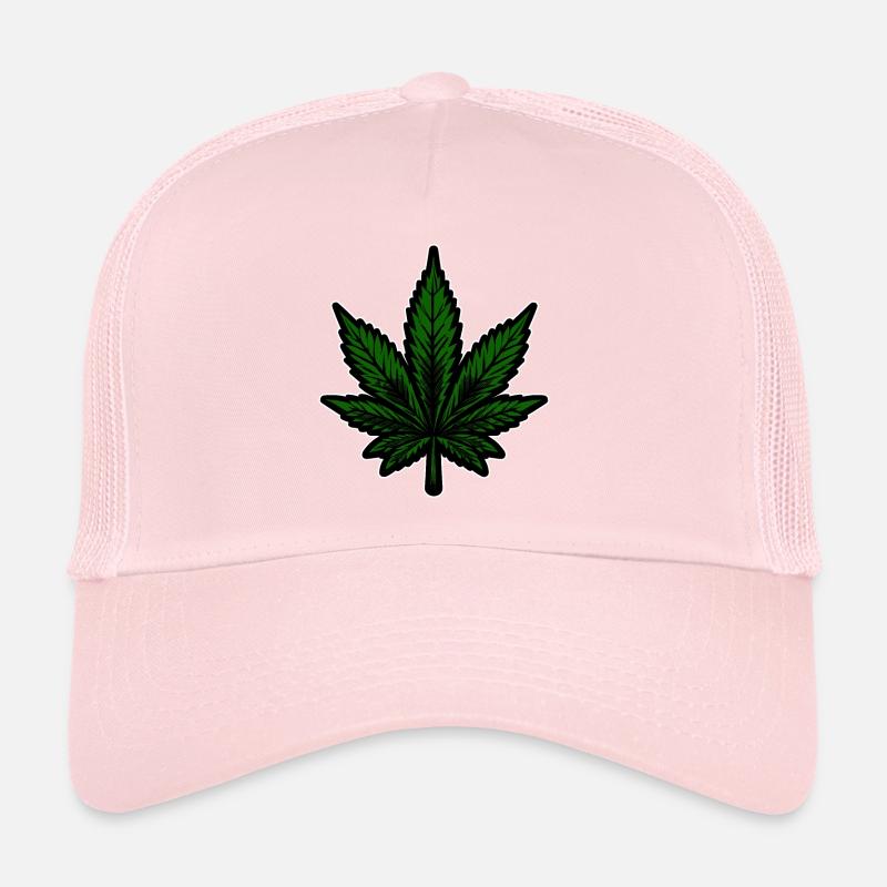 Hanf, Cannabis, Gras, Babak, Bobaz, Cannabisblatt Trucker Cap