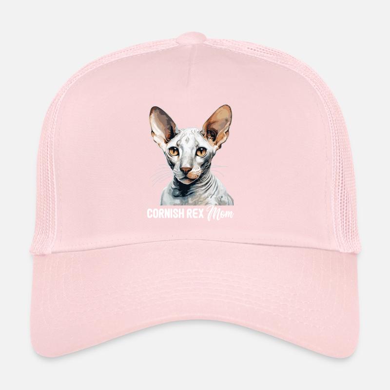 Chaton Cornish Rex Chat Cornish Rex Casquette trucker 