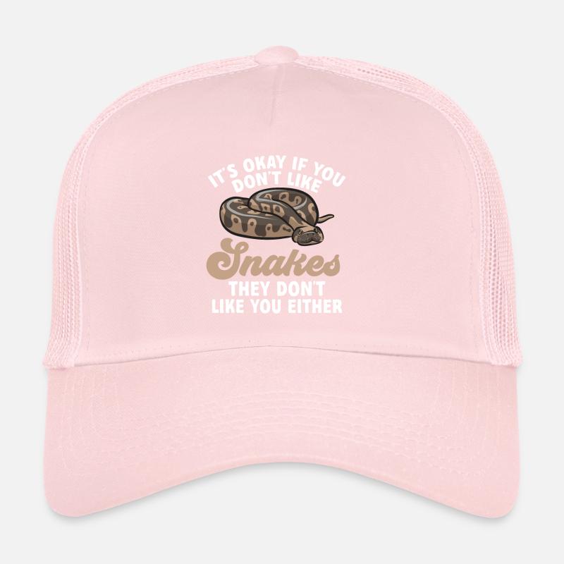 Ball Python Snake King Python Casquette trucker 