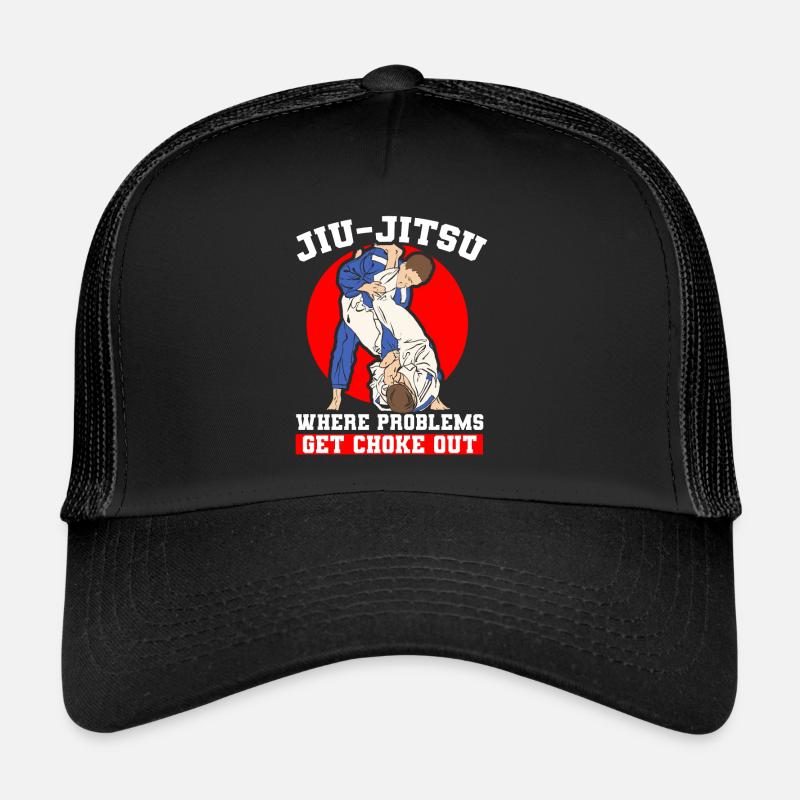 Jiu Jitsu Brésilien BJJ MMA Grappling Casquette trucker 