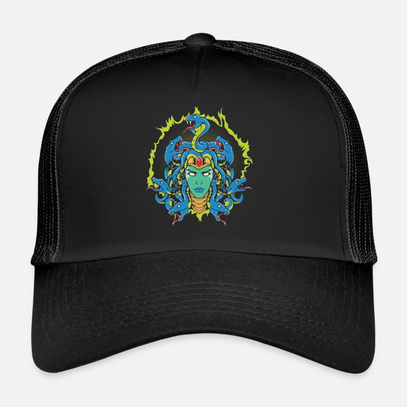 Tête de Méduse Casquette trucker 
