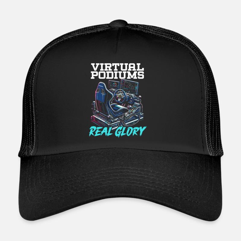 Sim Racing Sirm Racer Rennsimulation Simracing Trucker Cap