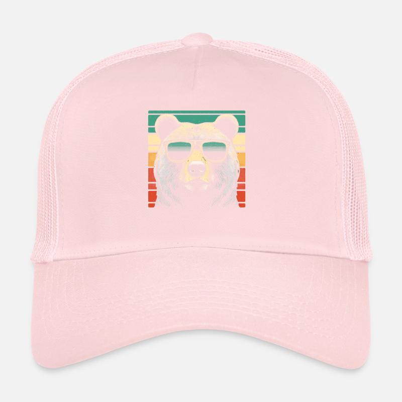 Lunettes de soleil vintage Grizzly Bear Bears Casquette trucker 