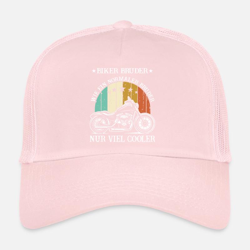 Biker Brother Just Much Cooler Gentlemen Retired Motor Trucker Cap