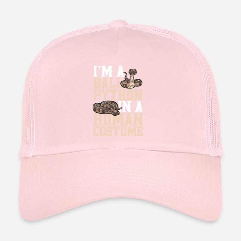 Ball Python Snake King Python Casquette trucker 