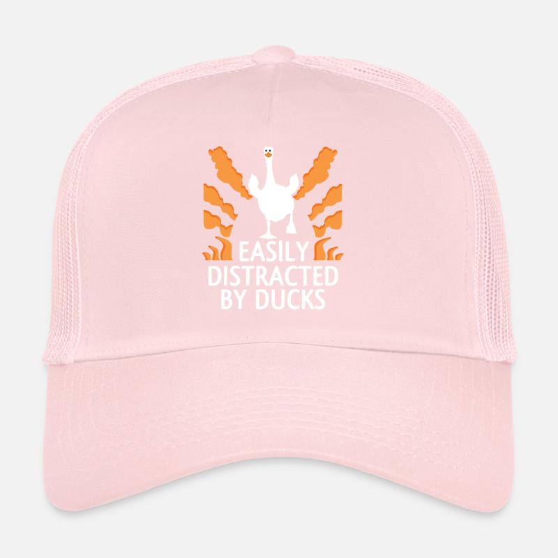 Duck distracted Trucker Cap